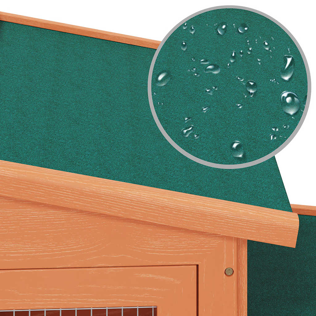 Grande cage pour animaux de compagnie avec toit en bois - number 6.