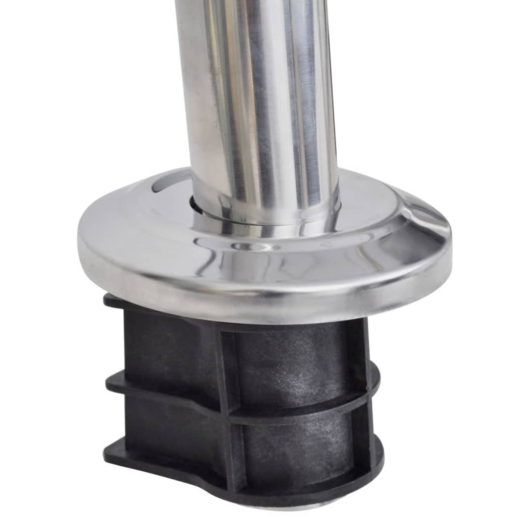 Bassinstige 3 trin rustfrit stål 304 120 cm - number 5.