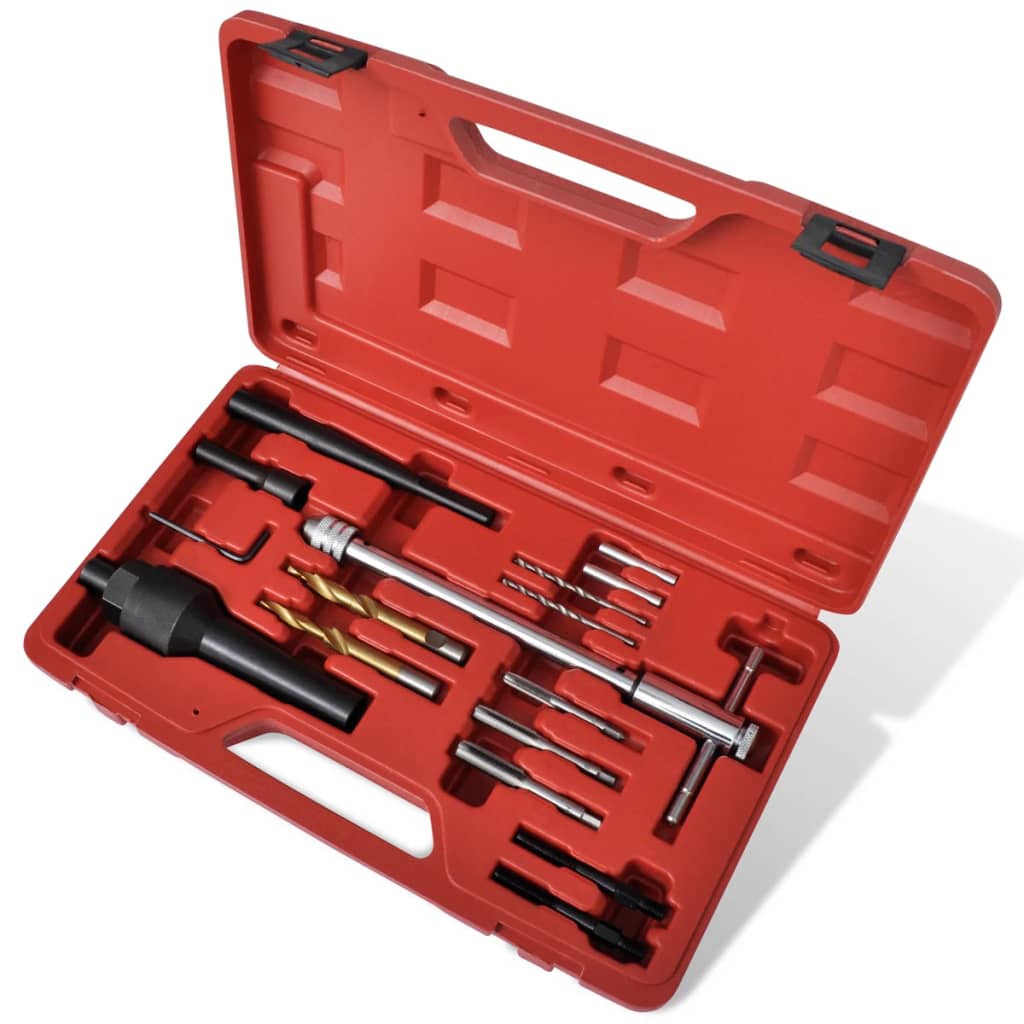 Sæt i 16 dele til afmontering/reparation af gløderør, audi, seat, vw - number 1.