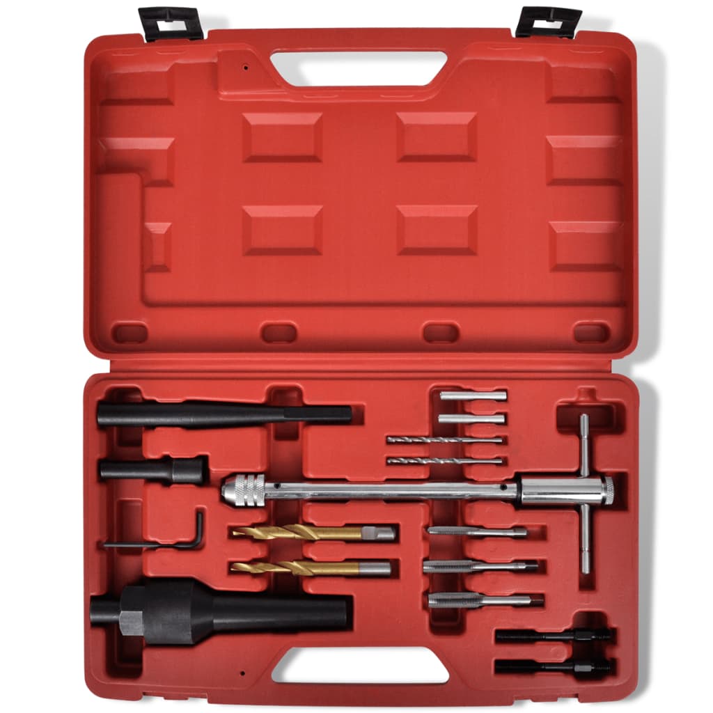 Sæt i 16 dele til afmontering/reparation af gløderør, audi, seat, vw - number 2.