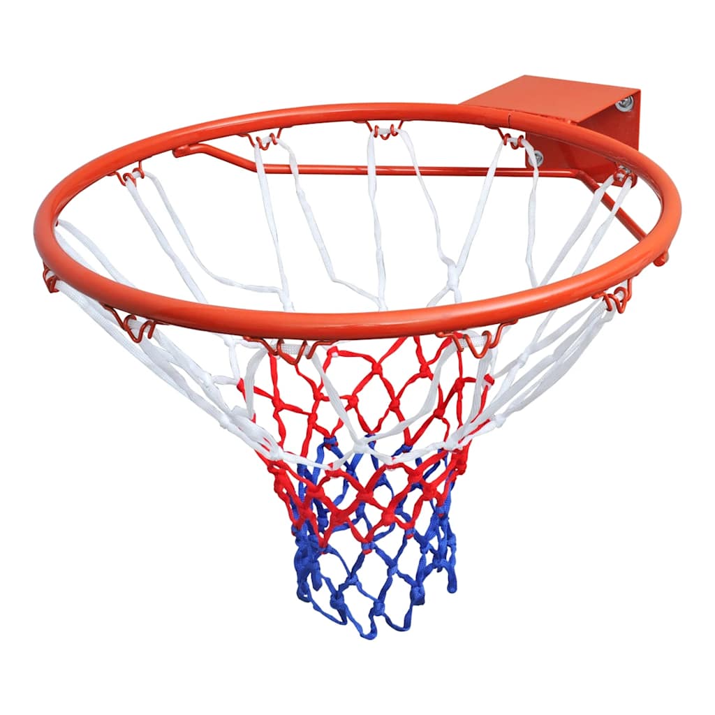 Basketballkurvesæt med ring og net 45 cm orange - number 1.