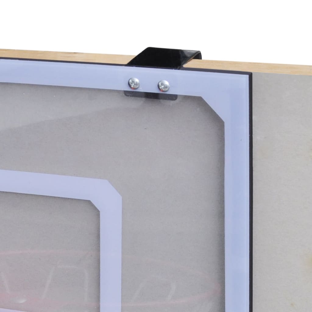 Mini panier de basket avec ballon et pompe - number 4.