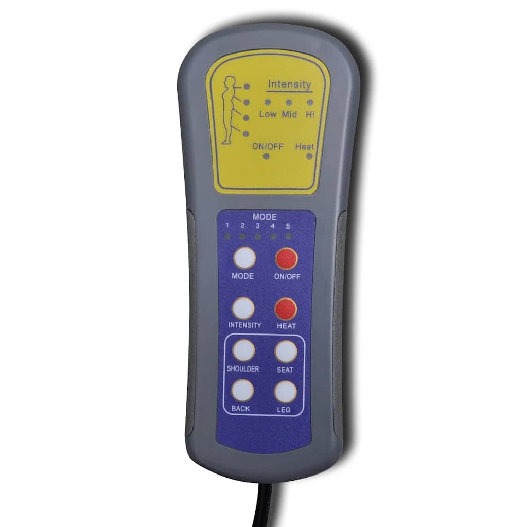 Krzesło do masażu sztuczna skóra - biała, 1, x - number 4.