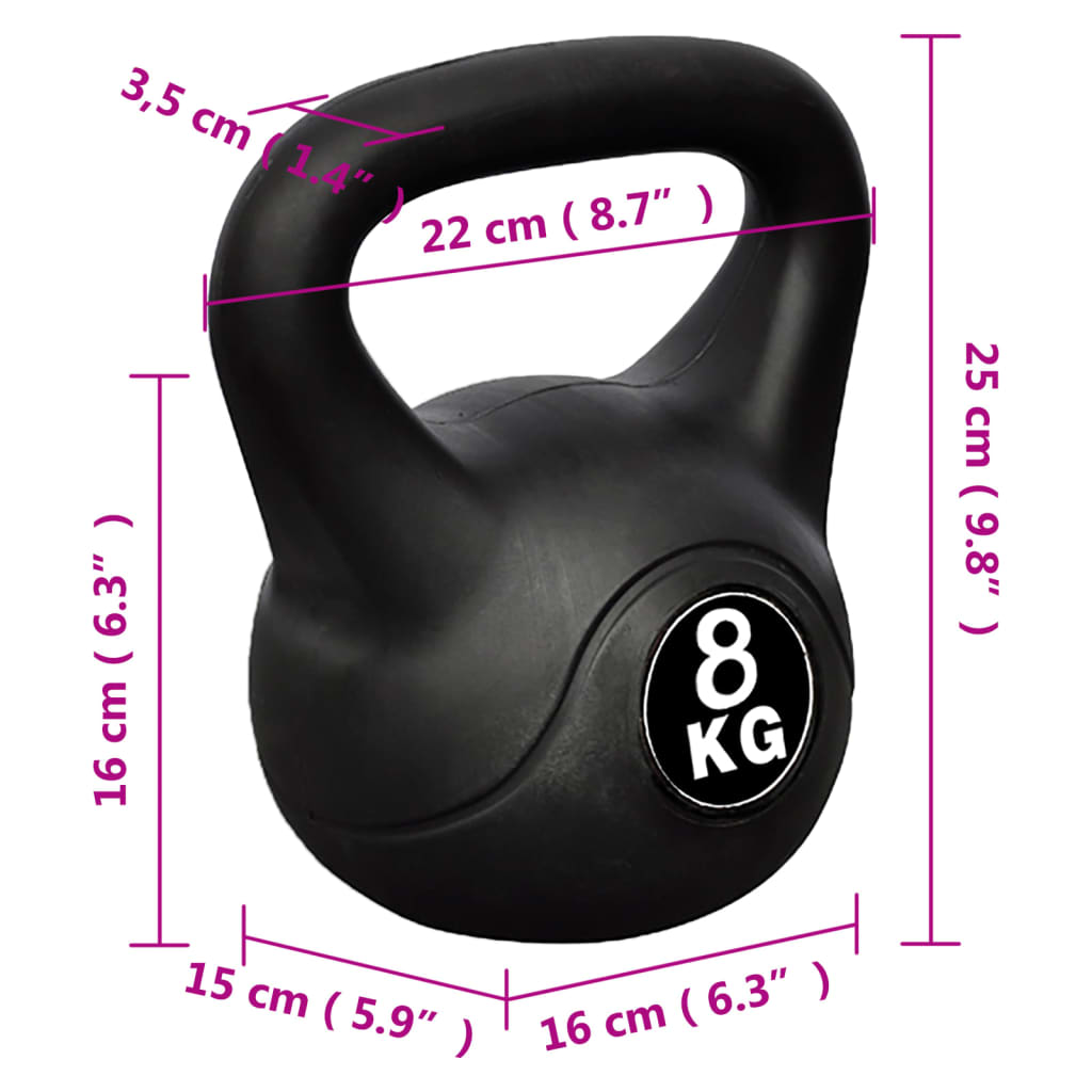 Kettlebell 8 kg - number 4.