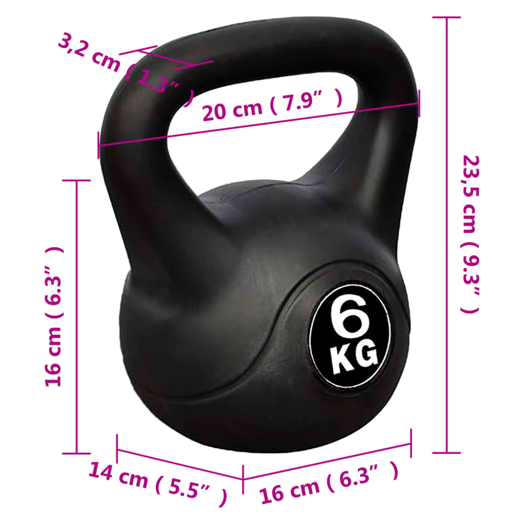 Kettlebell-training 6 kg - number 4.