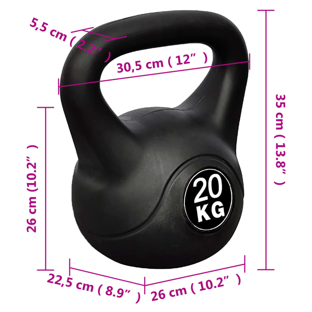 Kettlebell 20 kg - number 4.