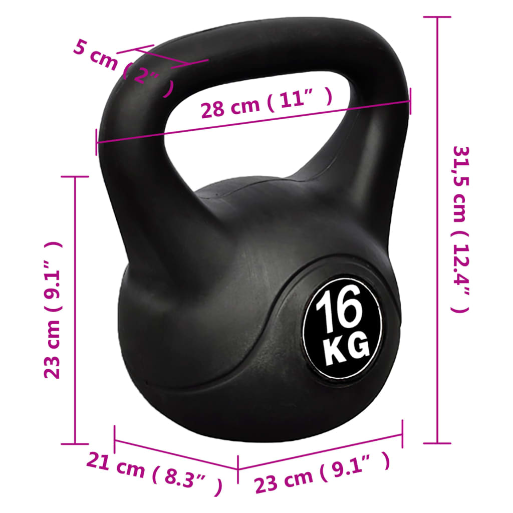 Kettlebell 16 kg - number 4.