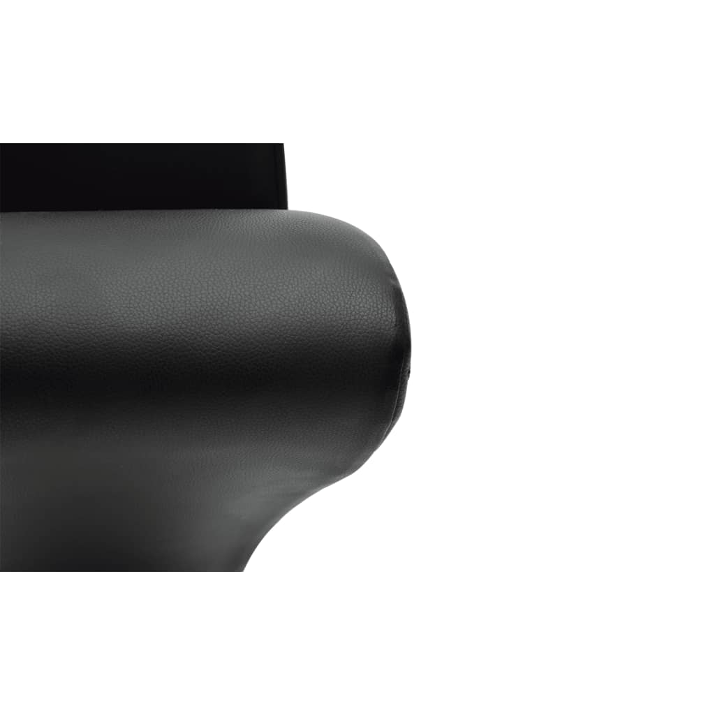 Spisebordsstole 4 stk. kunstlæder sort - number 5.