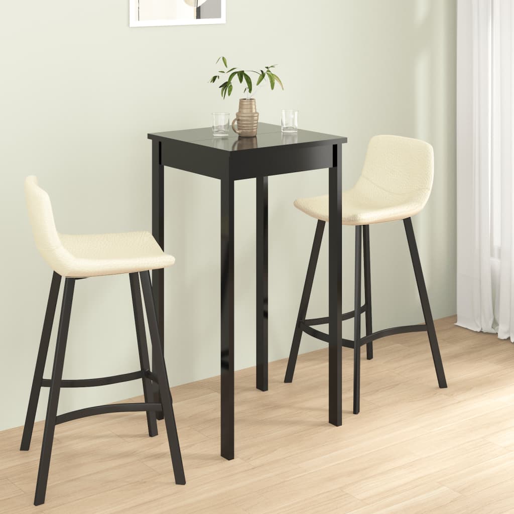 Barbord 55x55x107 cm mdf sort - number 1.