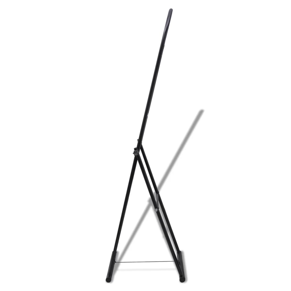 Miroir de sol autoportant rectangulaire pleine longueur noir - number 3.