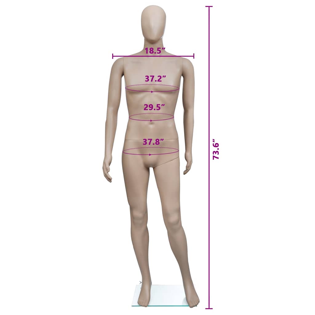 Maneken s okruglom glavom - number 7.