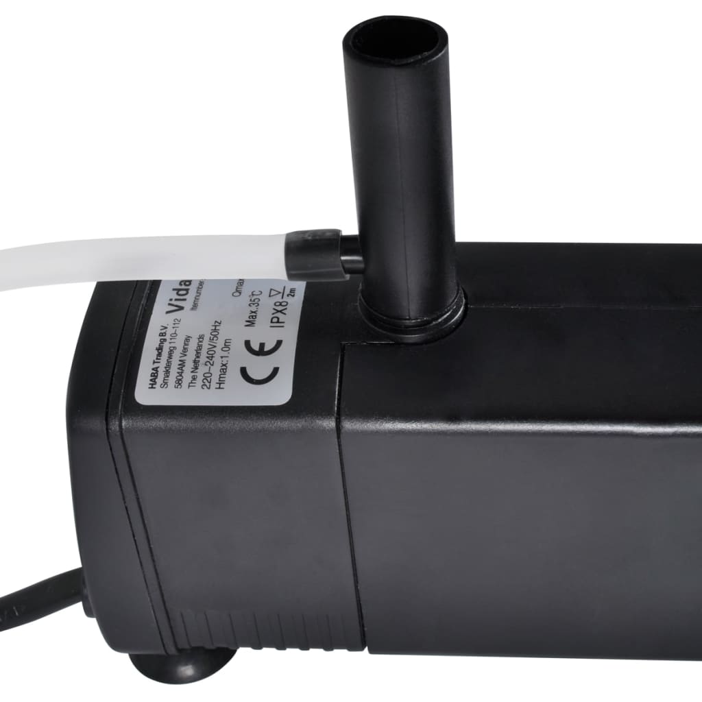 Pompe de filtration pour aquarium charbon actif 600 l/h - number 3.