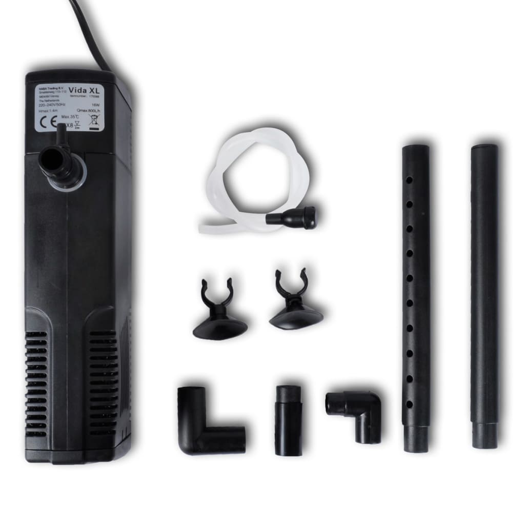 Pompe de filtration pour aquarium charbon actif 800 l/h - number 6.