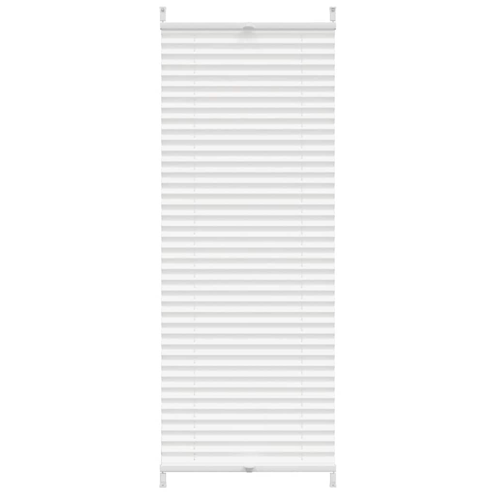 Pleated blind 50x125 cm white - number 2.