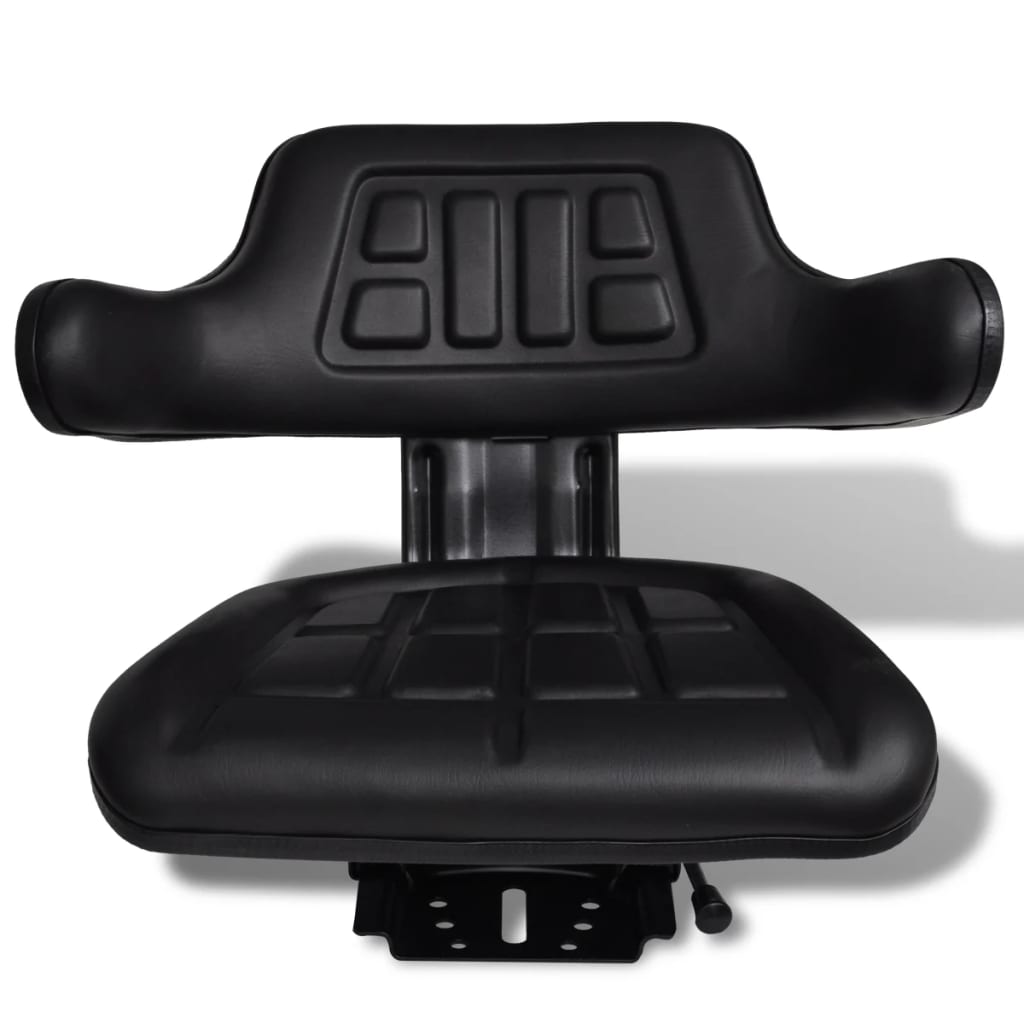 Tractor seat with backrest black - number 2.