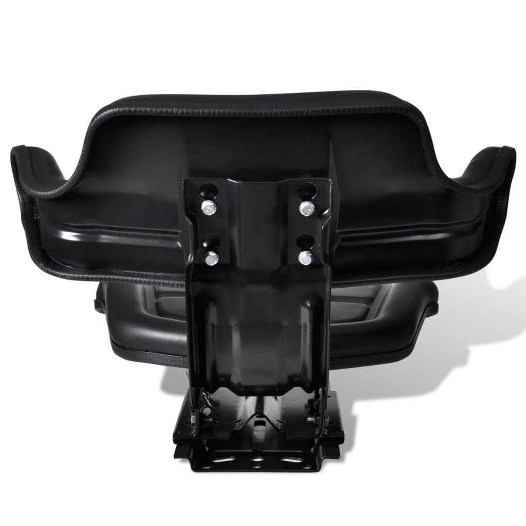 Tractor seat with backrest black - number 4.