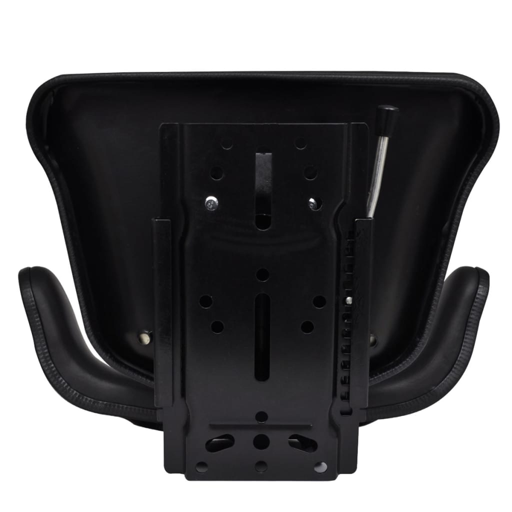 Tractor seat with backrest black - number 5.