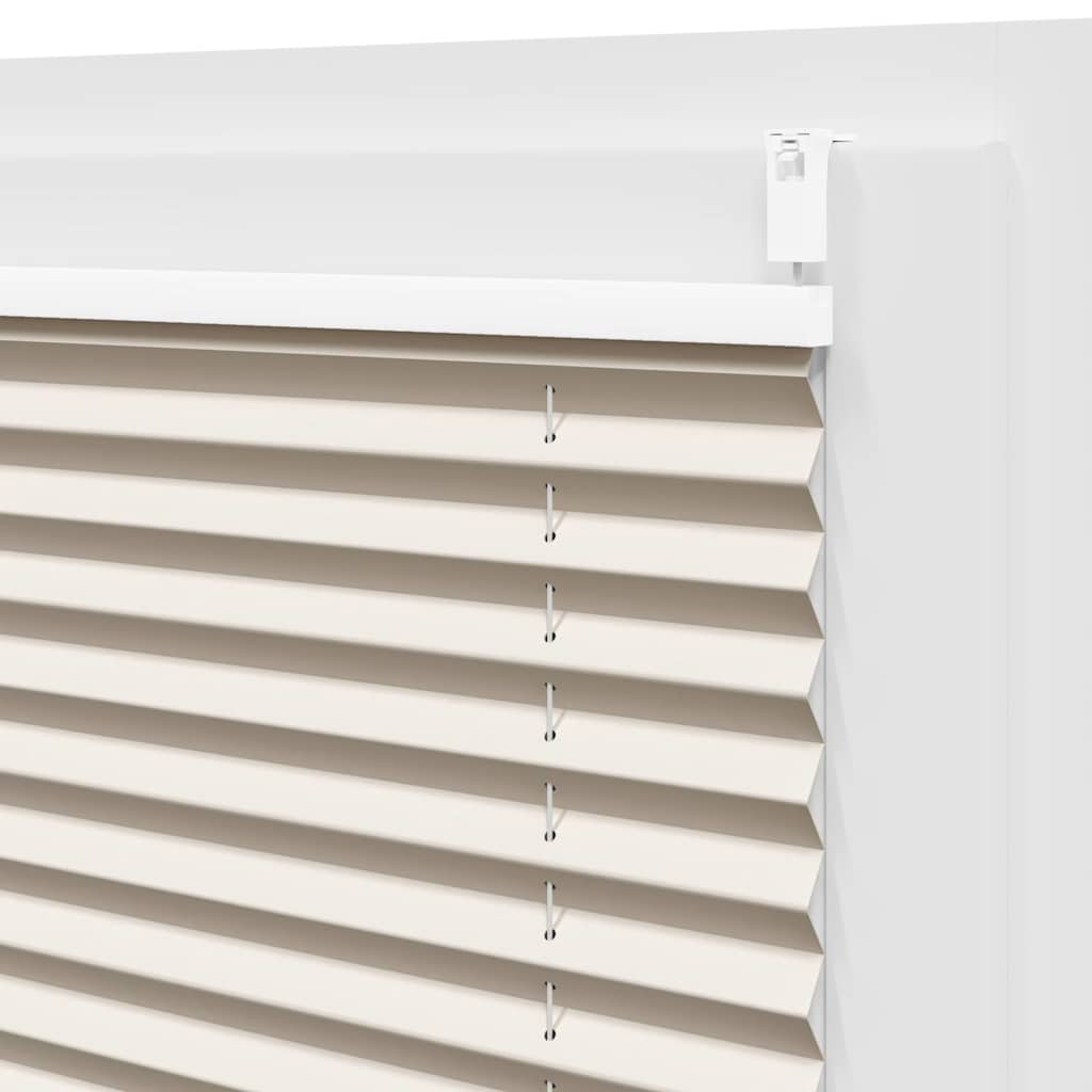 Plisseret blind 90x125 cm creme - number 7.