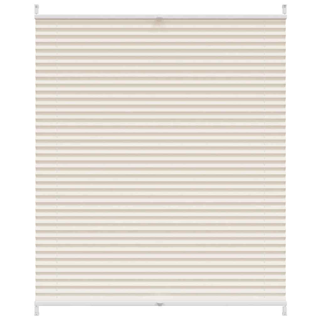 Plisseret blind 100x125 cm creme - number 2.