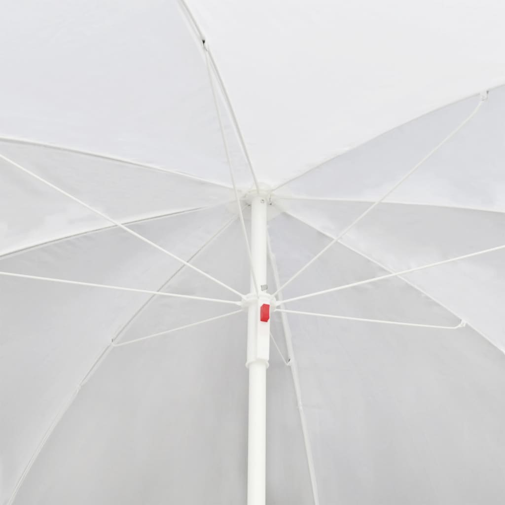 Haveseng med parasol polyrattan sort - number 7.