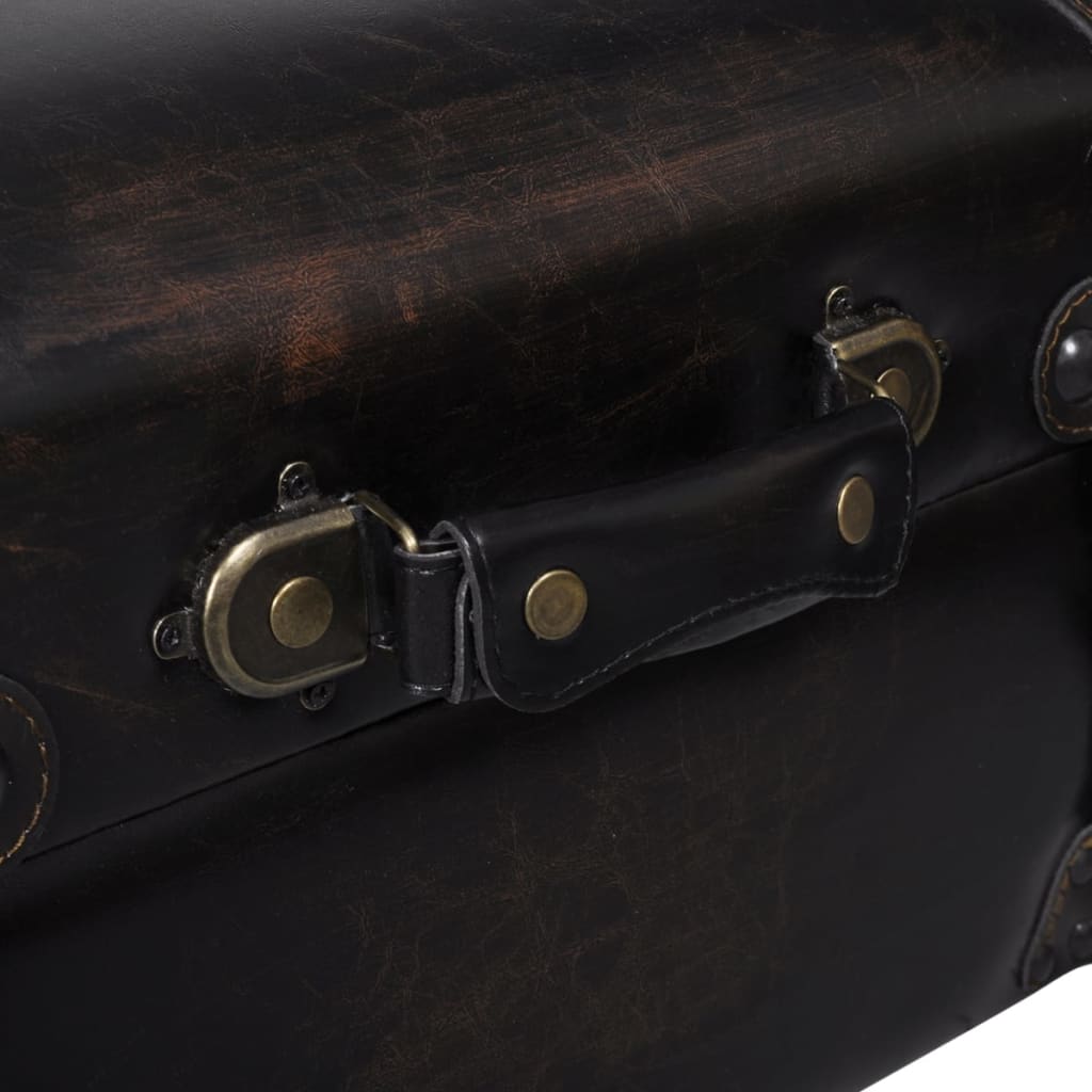 Długa ławka do przechowywania brązowa - number 4.