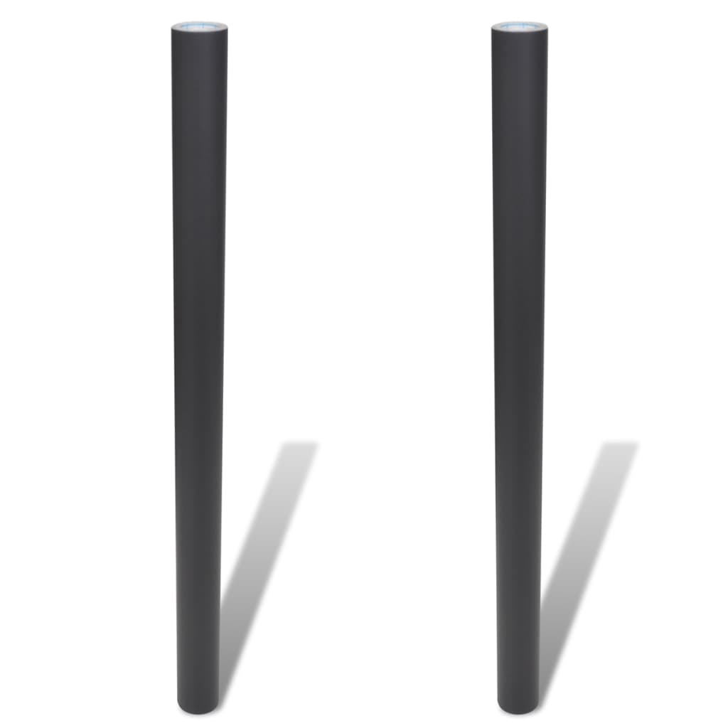 Adhesivo de pared con lámina de pizarra 0,6 x 2 m 2 rollos incl. tiza - 0,6 x 2 m - number 4.