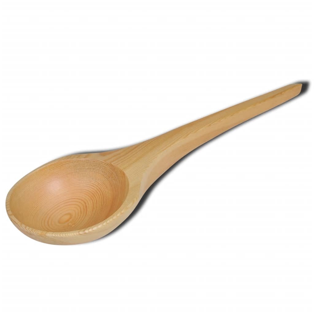 Sauna accessories 5 parts bucket spoon hourglass thermohygrometer - number 3.