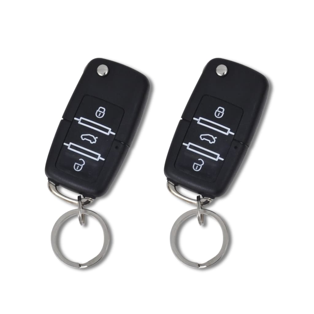 Set chiusura centralizzata con 2 telecomandi, vw/audi/skoda, 4 motori, 12 v - number 6.