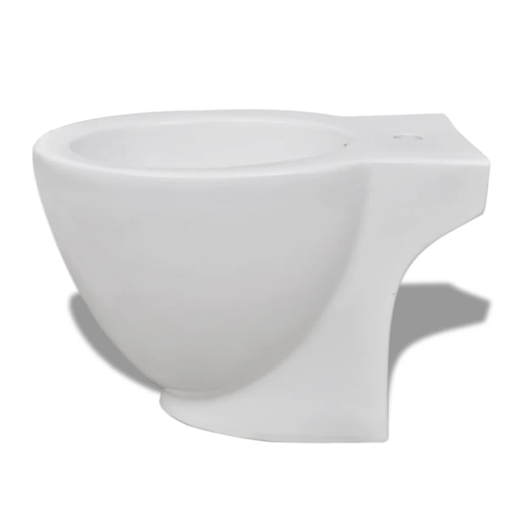 Ensemble wc et bidet en céramique blanc - number 9.