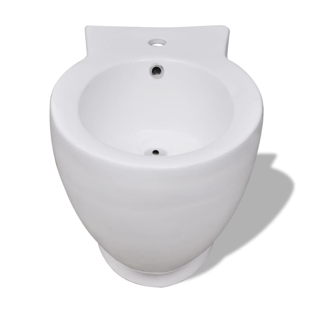 Bidet stående keramik hvid - number 3.