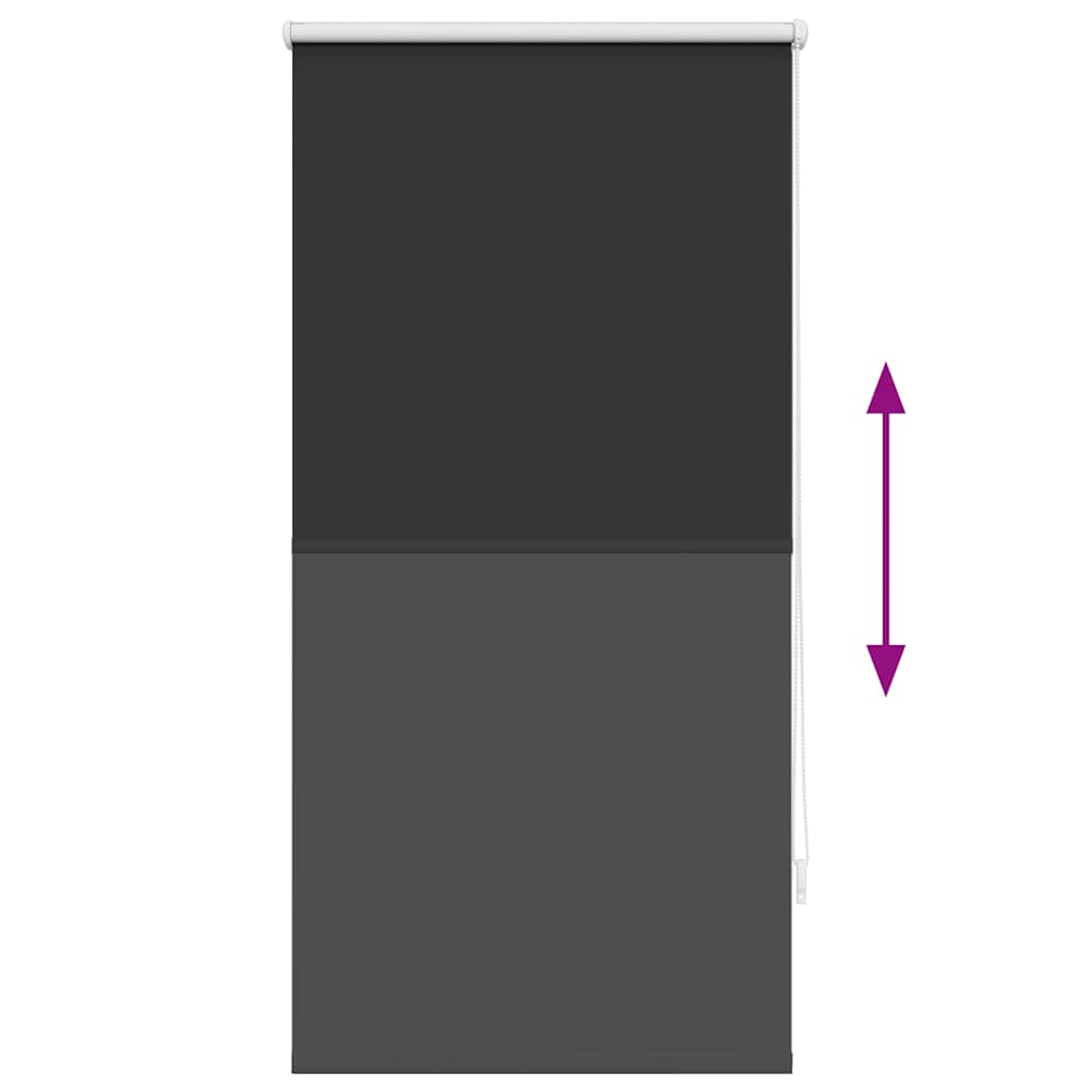 Blackout roller blind - black, 60 x 120 cm - number 9.