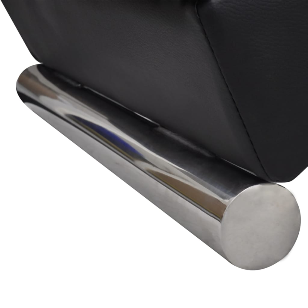 Chaiselong kunstlæder sort - number 2.