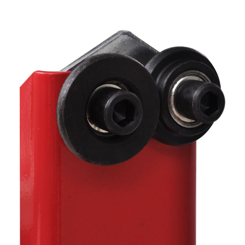 Professionelt stativ til afbalancering af hjul på motorcykel, rødt - number 5.