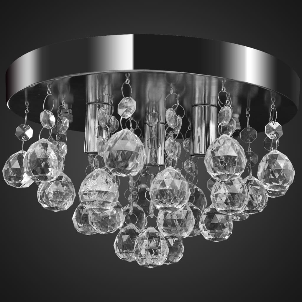 Chandelier crystal design plexiglass chrome - number 2.