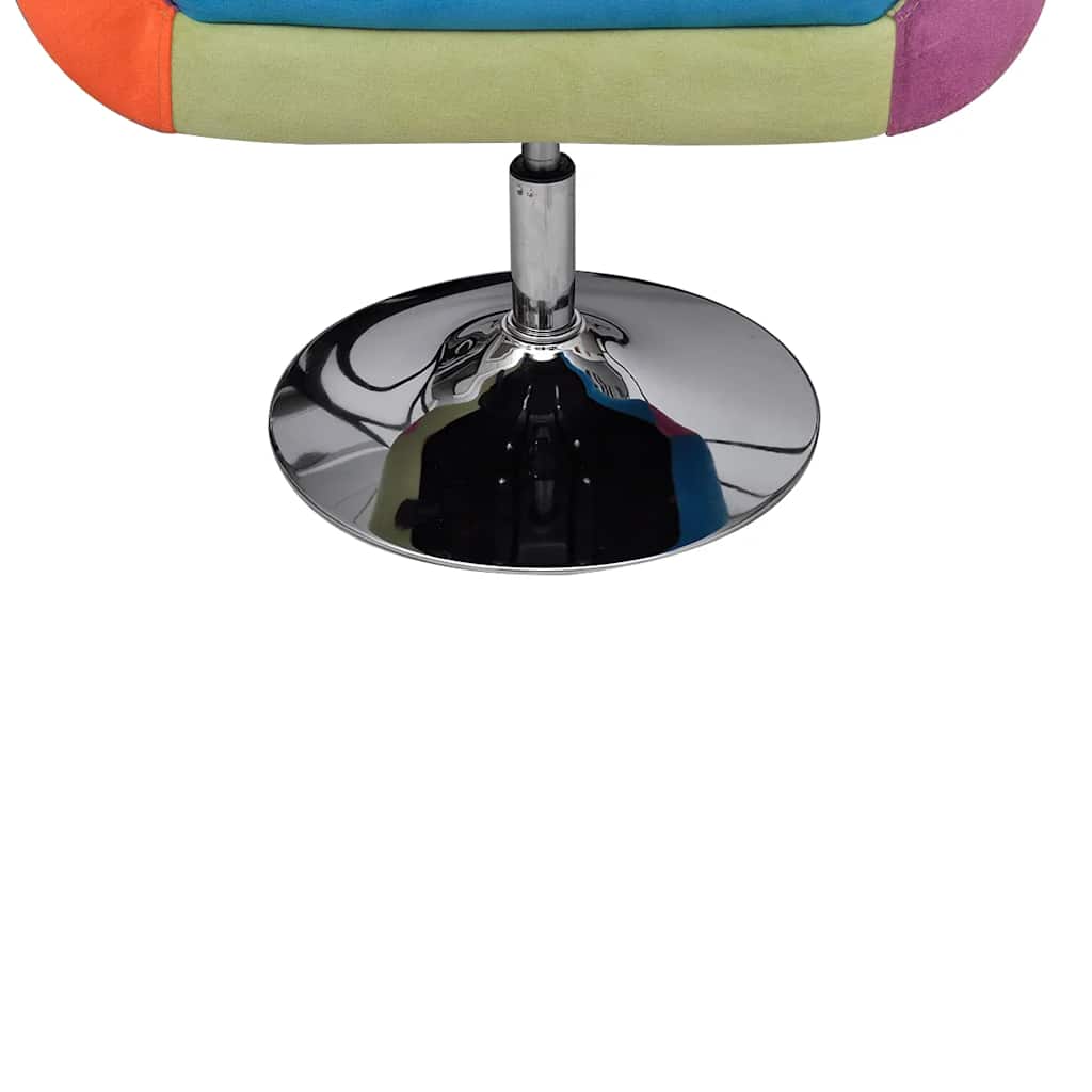 Lænestol med patchworkdesign stof - number 5.