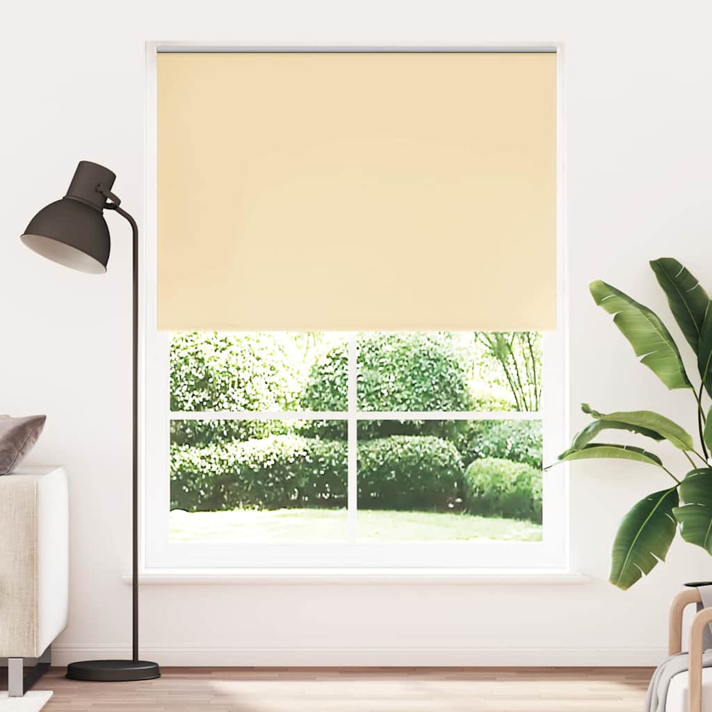 Blackout roller blind 140 x 230 cm beige - number 1.