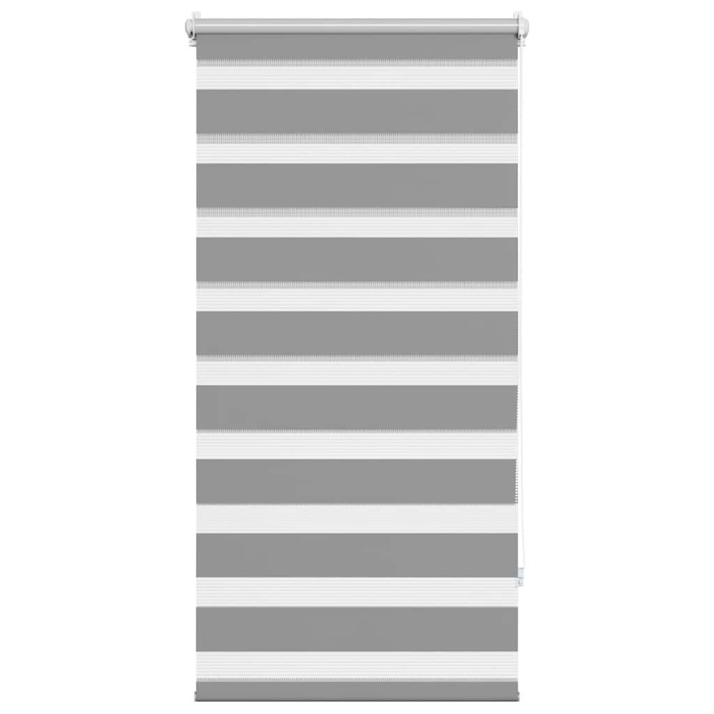 Roller blind in zebra design 80 x 150 cm grey - number 2.