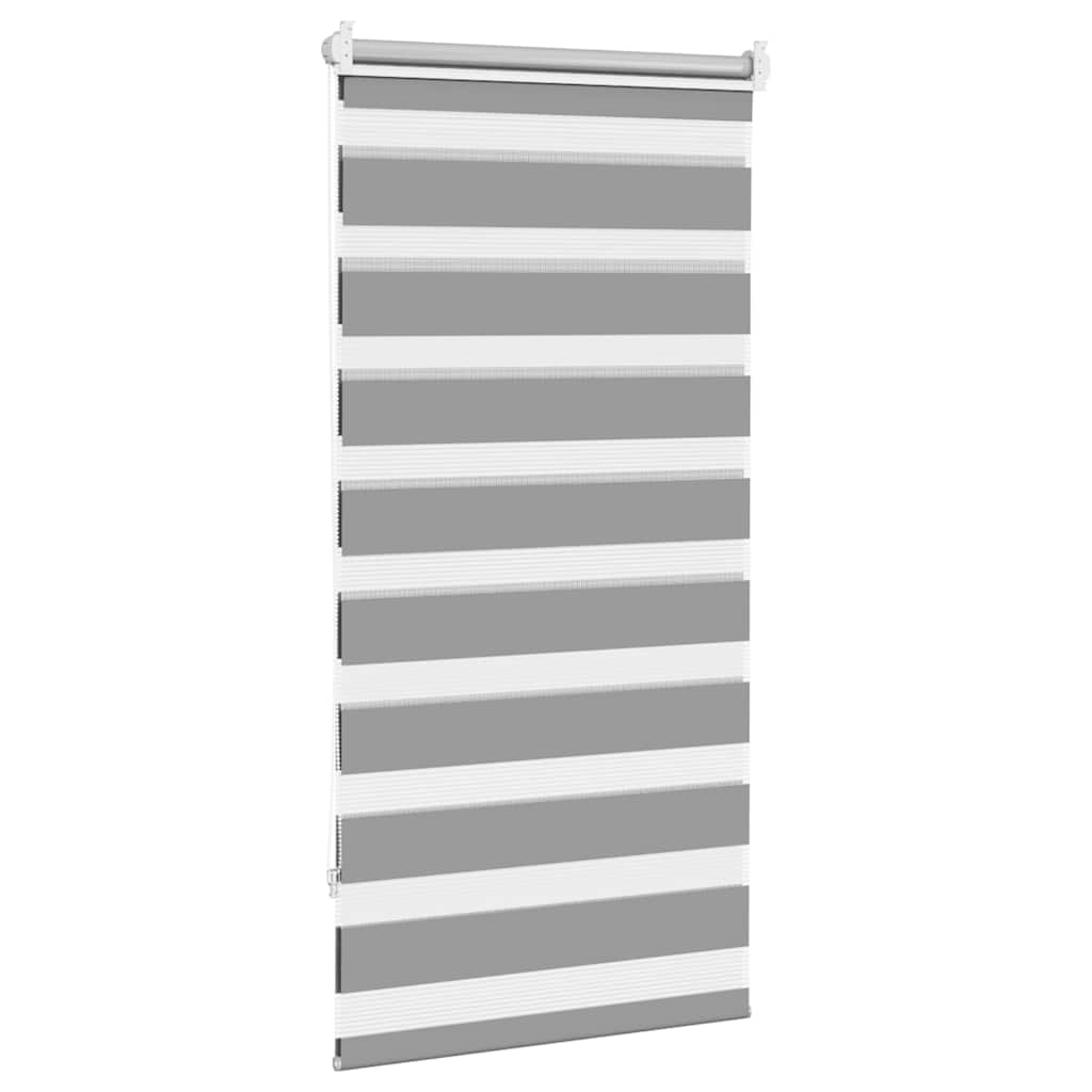 Roller blind in zebra design 80 x 150 cm grey - number 4.
