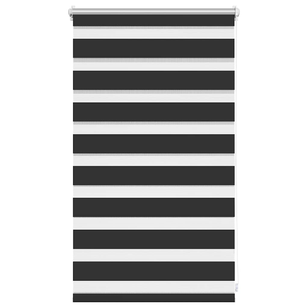 Rullegardin i zebradesign - sort, 50 x 100 cm - number 2.