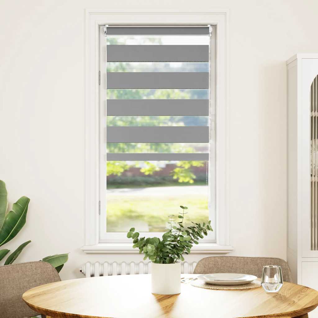 Rullegardin i zebradesign 60 x 120 cm grå - number 1.