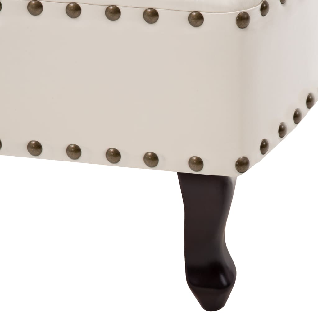 Chaiselong kunstlæder cremefarvet - number 7.