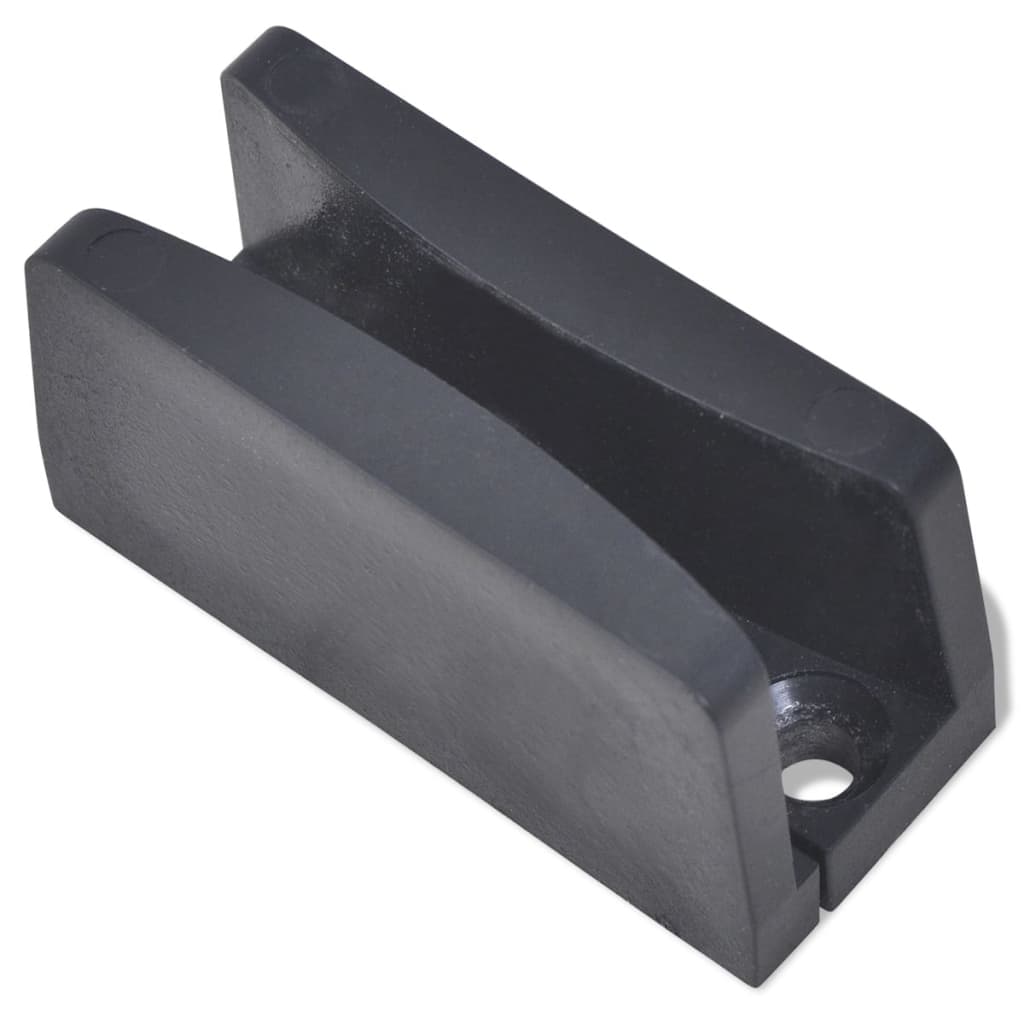 Skydedør glas og aluminium 178 cm sølvfarvet - number 6.