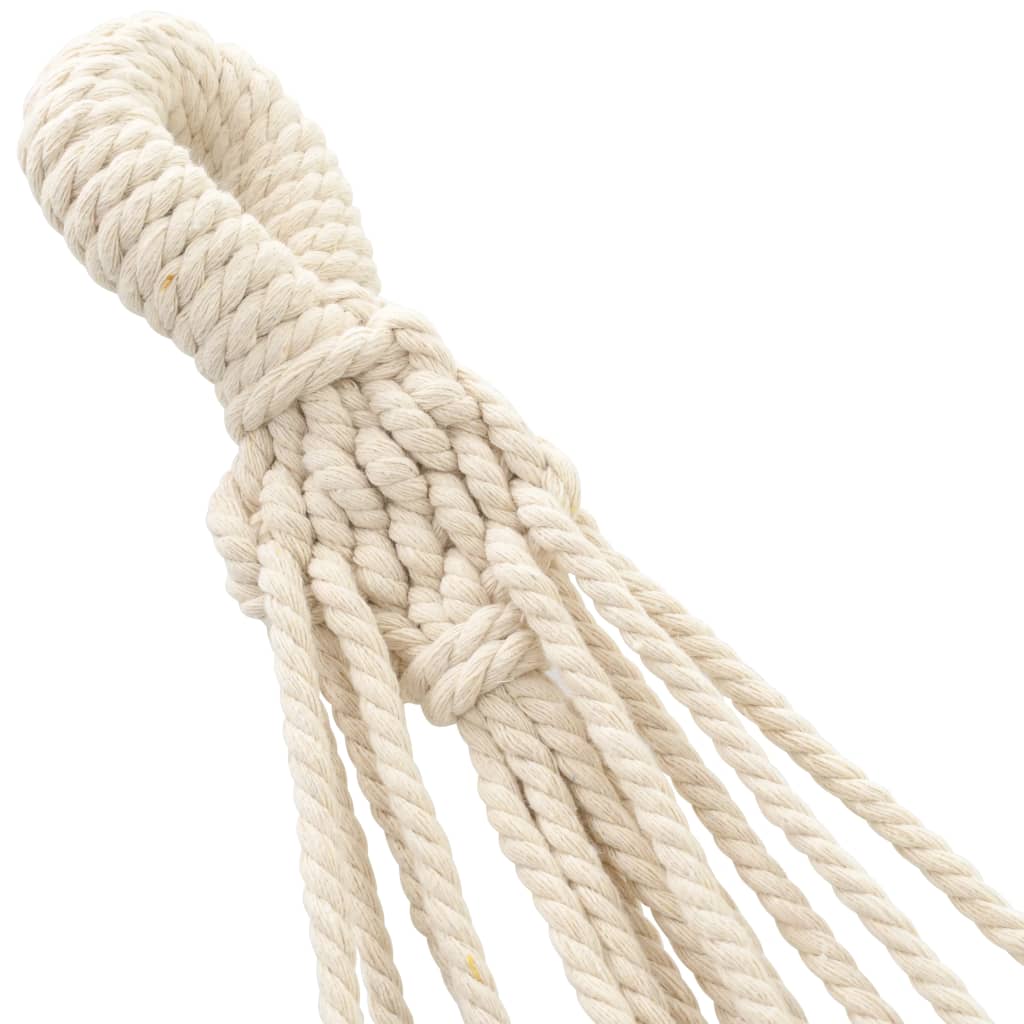 Hopfällbar hängmatta 2-personers brun 360 x 150 cm - number 4.