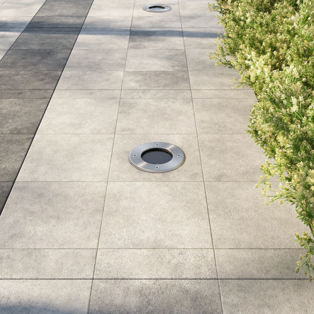 Outdoor ground light 3 pieces round - number 6.