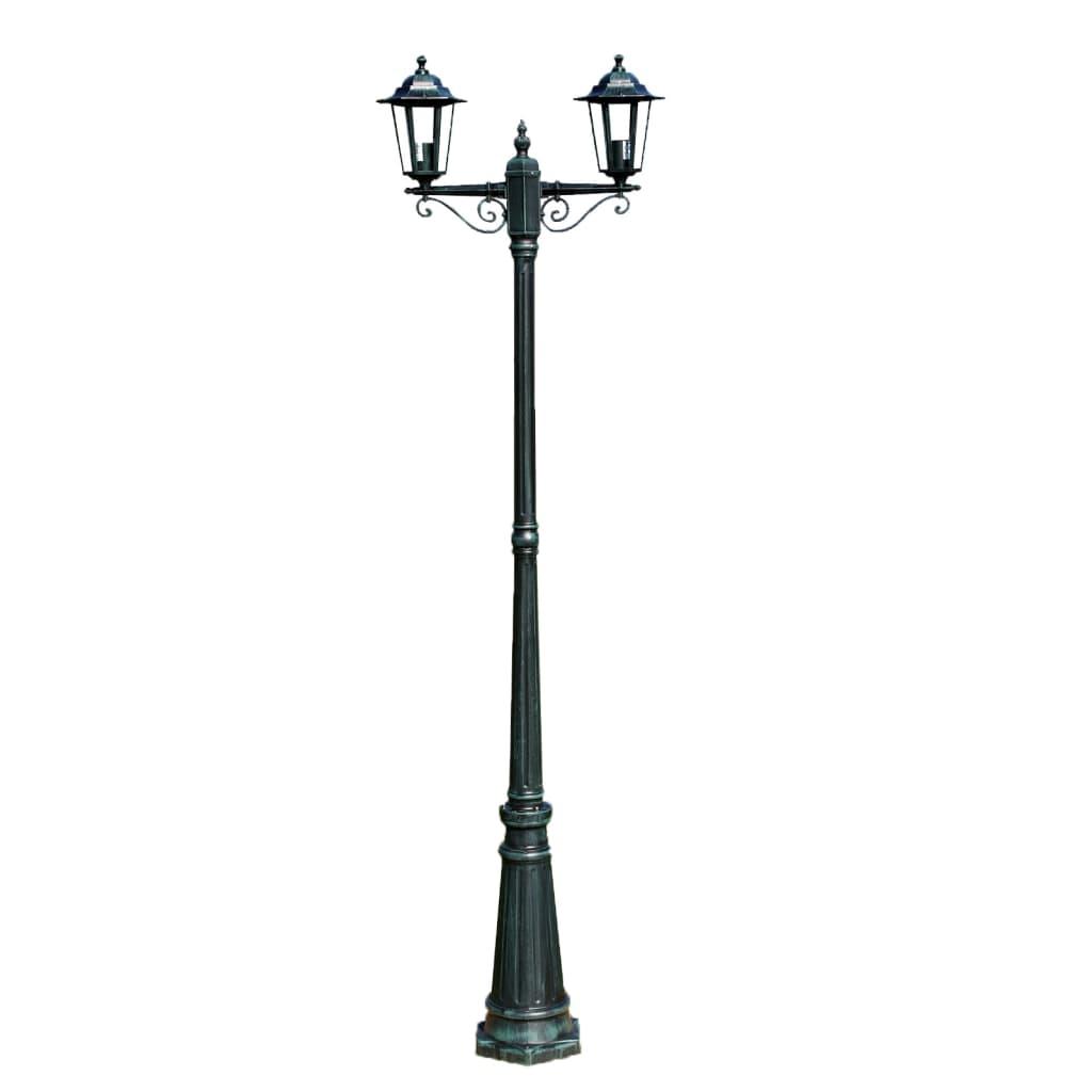 Lampadaire à 2 bras 215 cm aluminium vert foncé/noir - number 2.