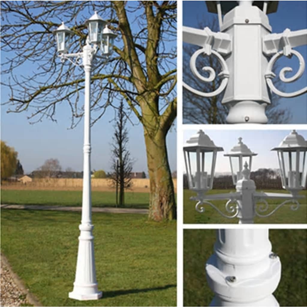 Lampadaire avec bras 215 cm aluminium - blanc, 1, 3 - number 7.