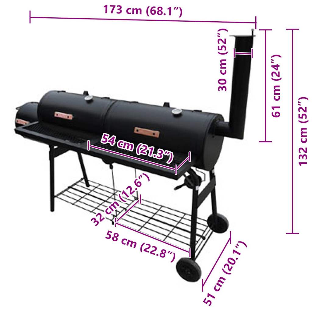 Smoking grill nevada xl black - number 4.