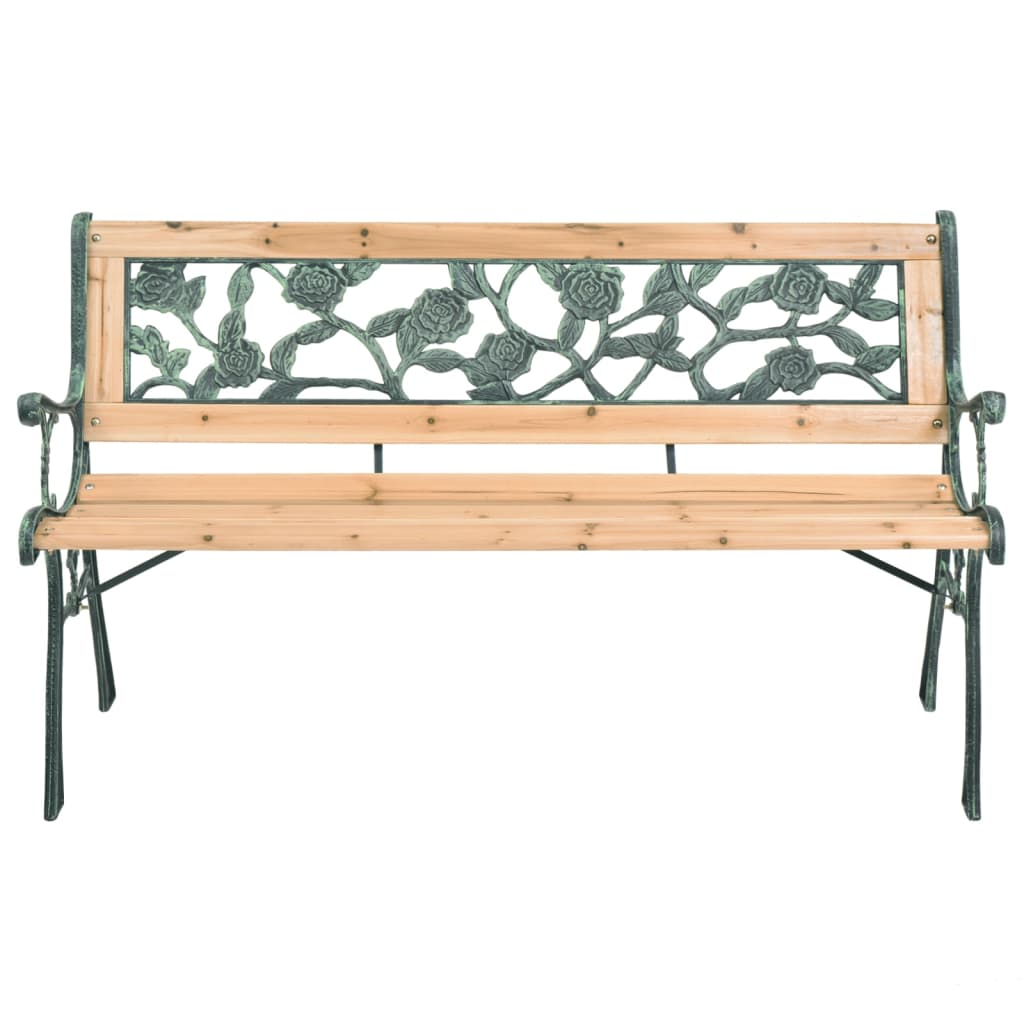 Garden bench wood - 122 cm, 1, rosemønster, x - number 2.