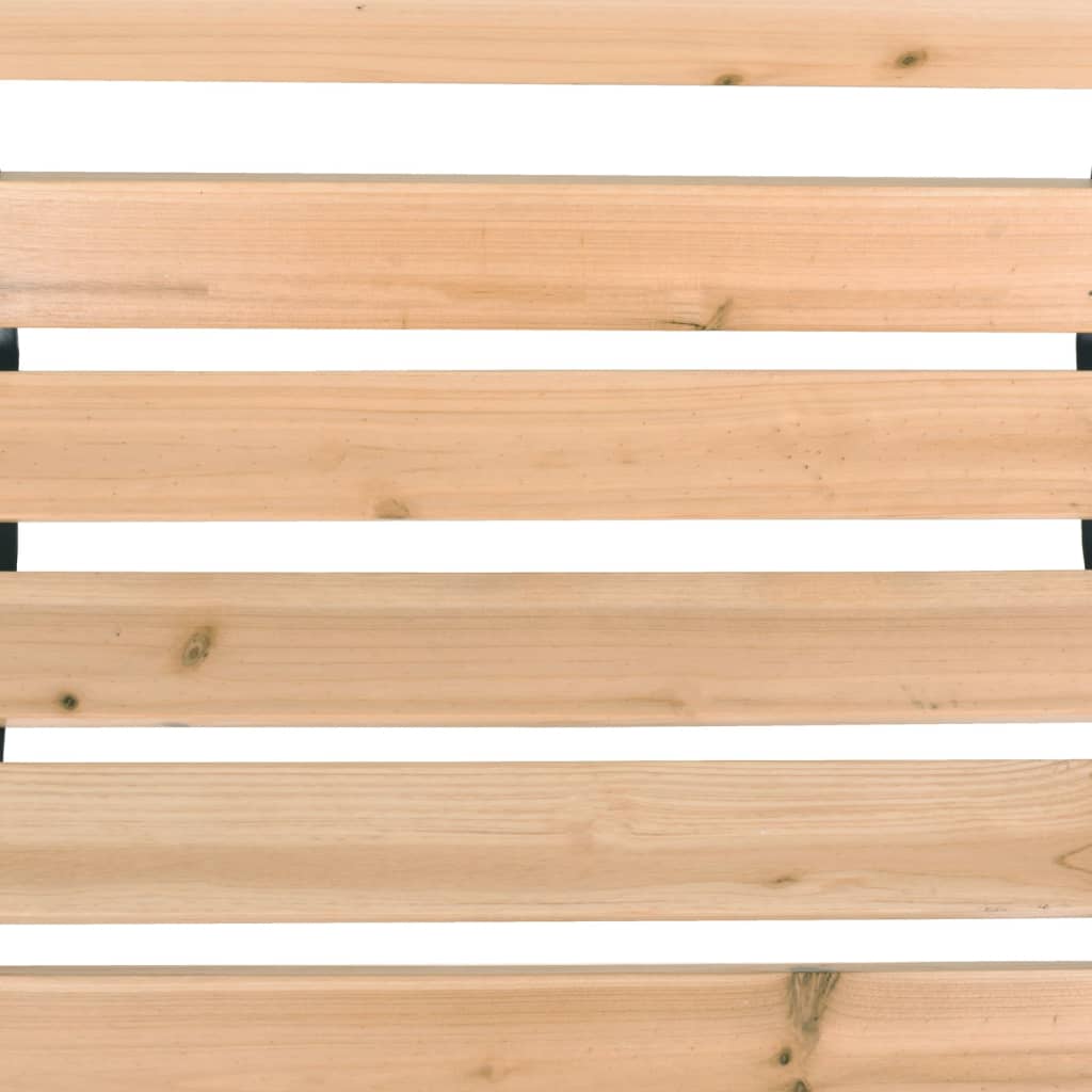 Garden bench wood - 122 cm, 1, rosemønster, x - number 6.