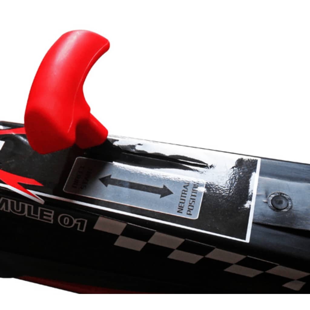 Kart à pédales pour enfants rouge - number 3.